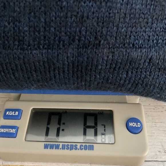 Chiaramente Short Sleeve Cowl Neck Sweater Tunic Women Size M Navy Teal - Picture 10 of 10